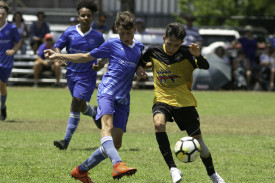 NQ FOOTBALL GRAND FINAL Stratford Blues v Edge Hill Black