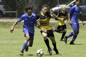 NQ FOOTBALL GRAND FINAL Stratford Blues v Edge Hill Black