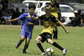 NQ FOOTBALL GRAND FINAL Stratford Blues v Edge Hill Black