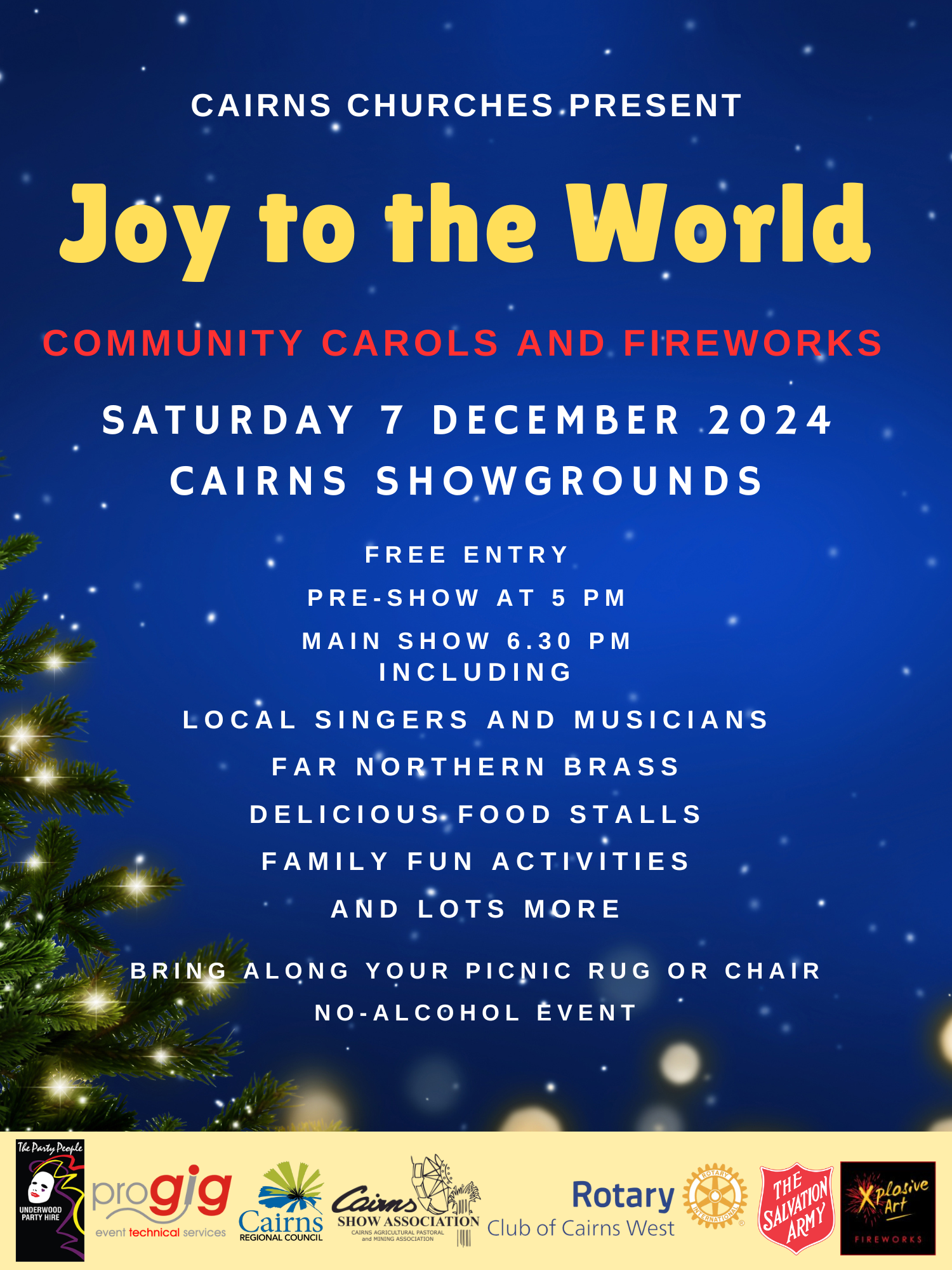 Joy to The World - Community Carols and Fireworks