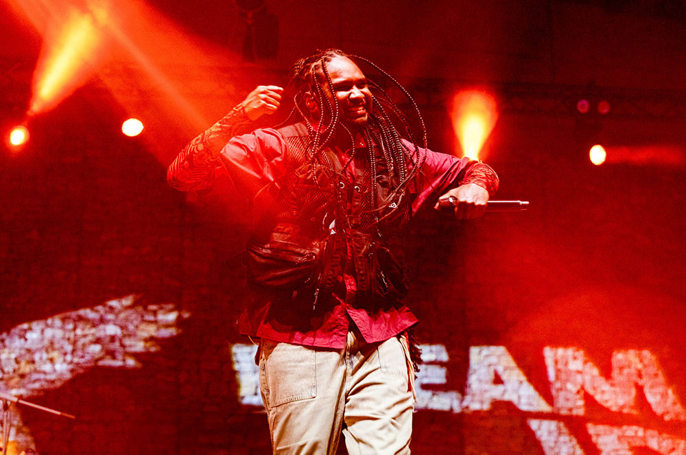 Hip hop artist Baker Boy lights up the stage at the 2024 Dream Aloud Festival in Cairns, delivering a powerful set that blended rhythm, resistance, and pride. CREDIT: Supplied