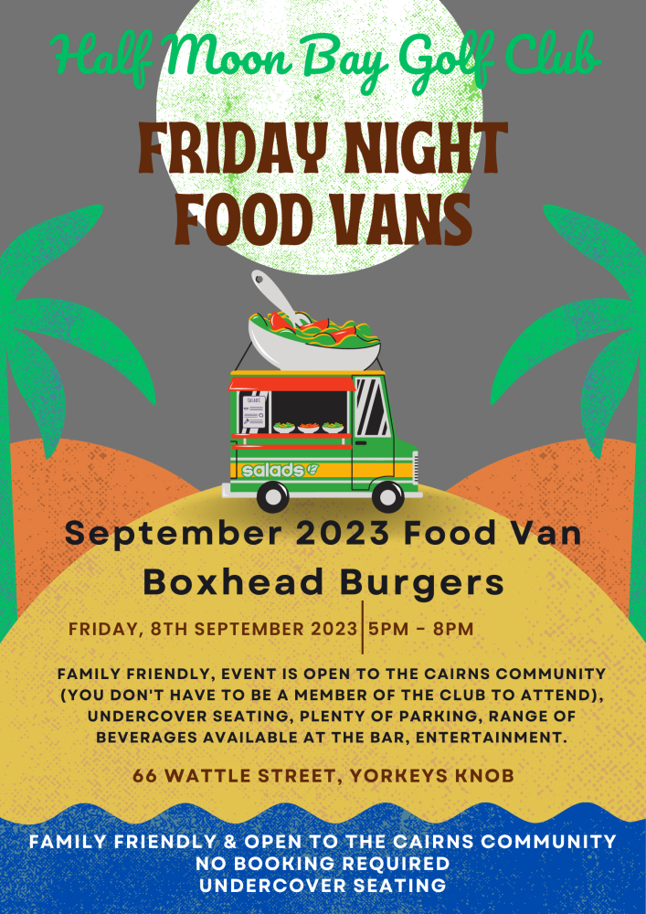 Friday Night Food Van for September 2023 is Boxhead Burgers!