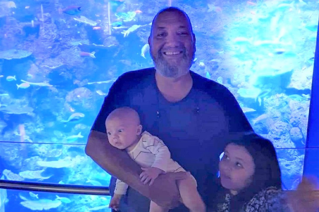 Act For Kids Cairns Regional Director David Dini leads by example when it comes to caring for kids. He’s pictured here at the Cairns Aquarium with his grandchildren Ava and Oscar.
