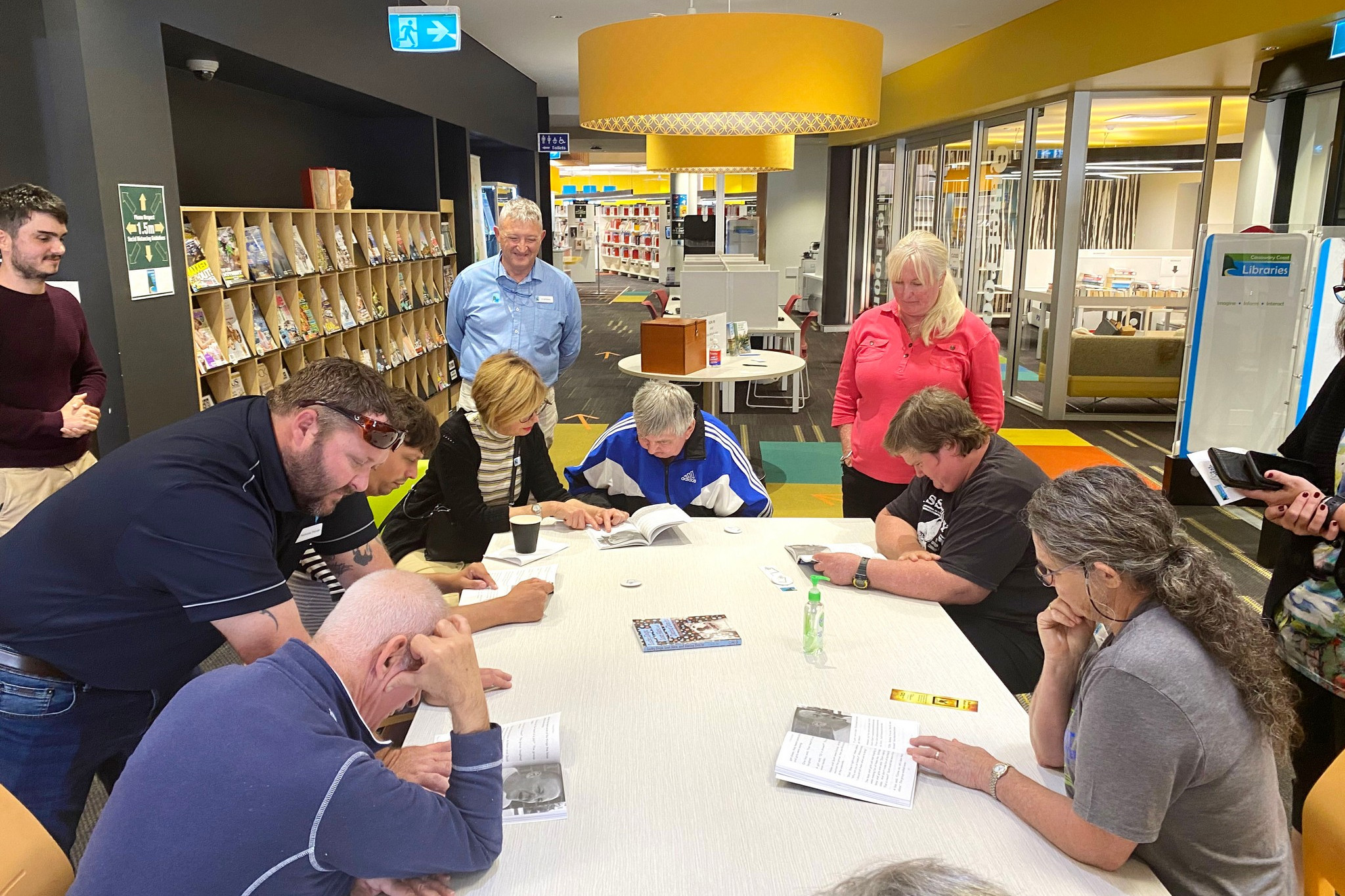 Cassowary Coast Councillors helping Next Chapter Book Club Members