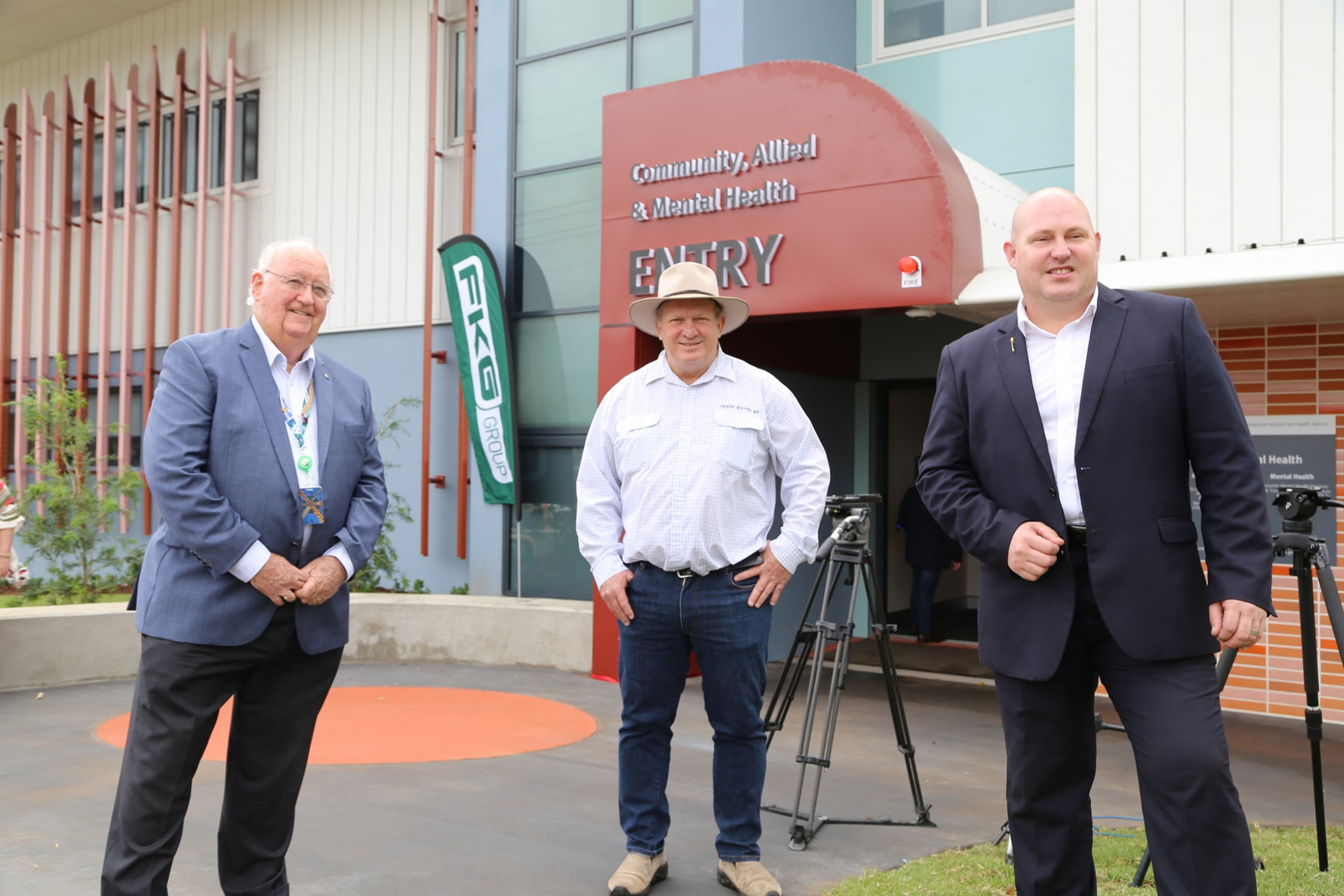 CHHHS Chair, Clive Skarott, Member for Hill Shane Knuth and Speaker of the Queensland Parliament and Member for Mulgrave Curtis Pitt