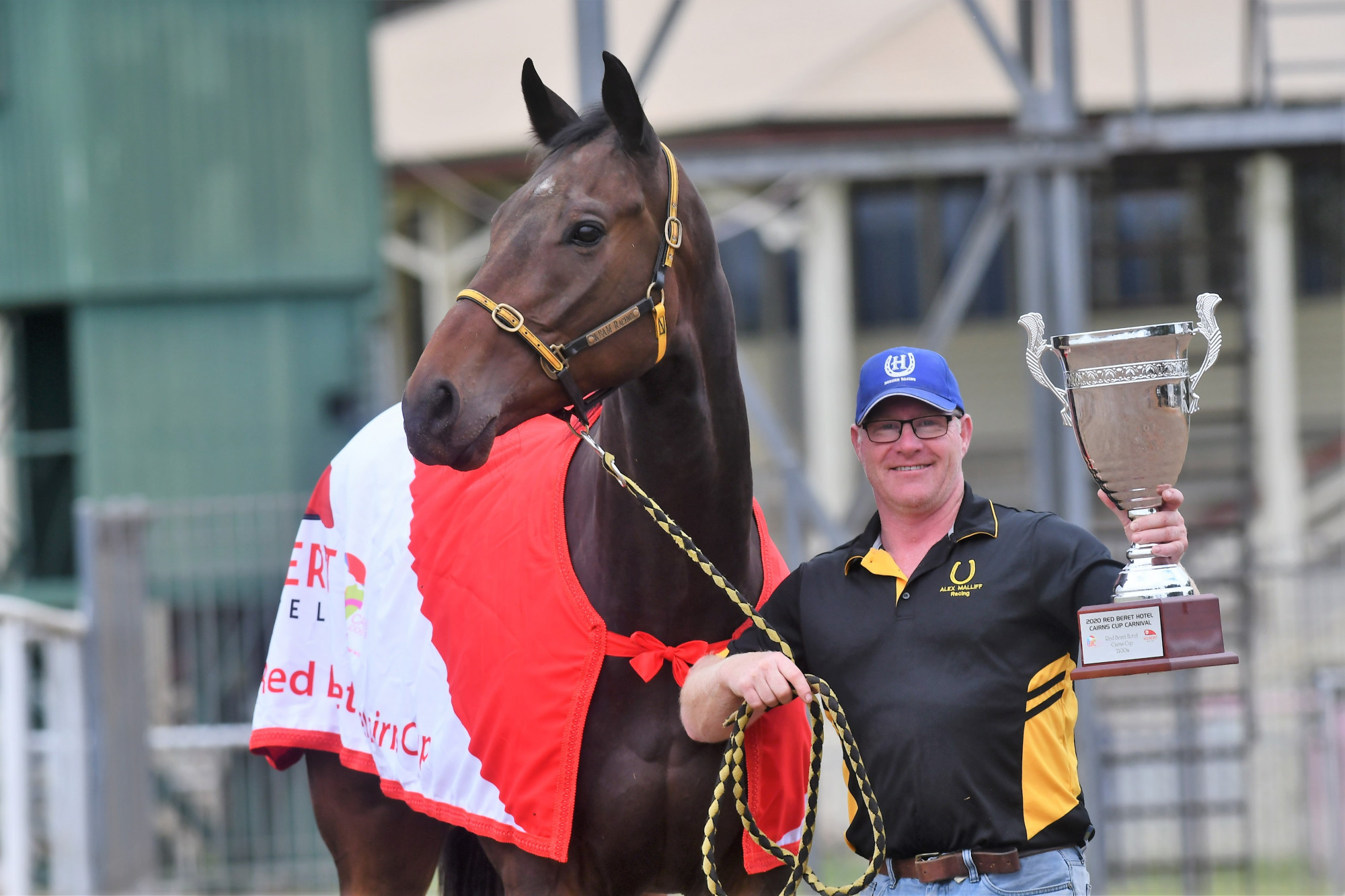 2020 Cairns Cup winner Paniagua and Trainer Alex Malliff