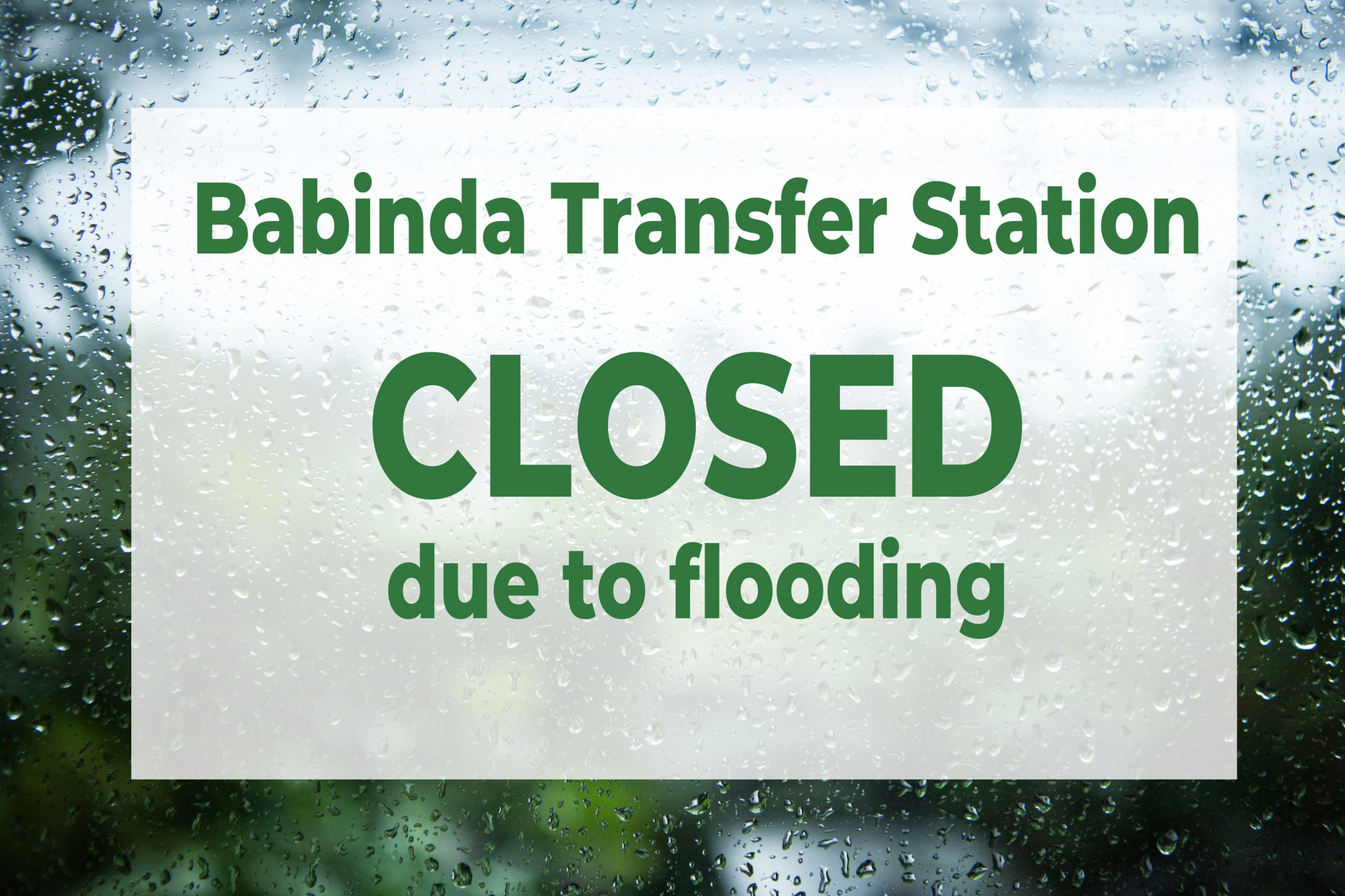 Temporary closure of Babinda Transfer Station - feature photo