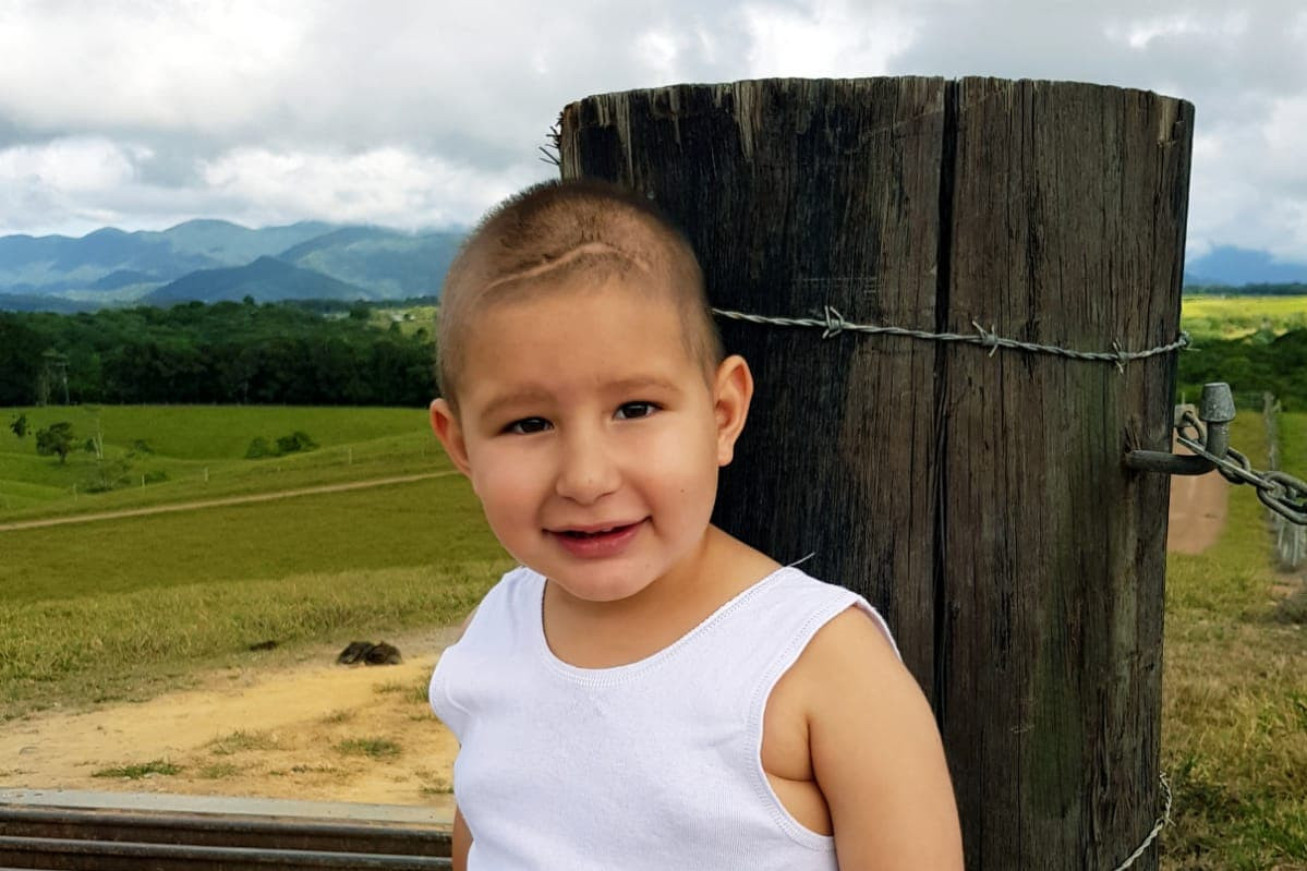 At just two years old, Sebastian was diagnosed with a rare form of cancer.