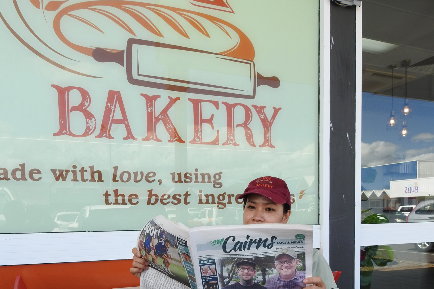 Annie Dang from VG Bakery in Bungalow loves to catch up with the latest local news in Cairns Local News