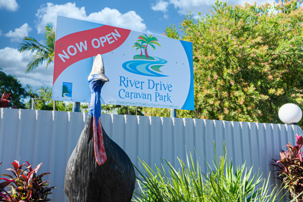The upgrade and refurbishment of the River Drive Caravan Park in Innisfail has been completed.