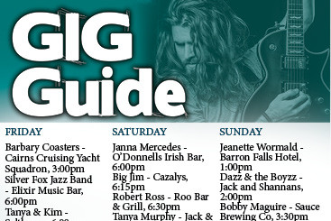 Ooops! We had a glitch in the system and the Gig Guide published last week’s gig listings! We’ve put together the latest for you in the below. - feature photo