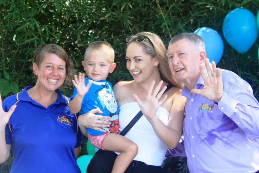 Childs World Swim School Coordinator Catherine Pritchard and Kids Alive Do The Five creator Laurie Lawrence.