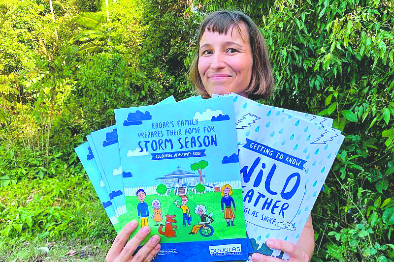 Council’s Disaster Management Officer Jamie Kleinhans with the new Get Ready Activity Books