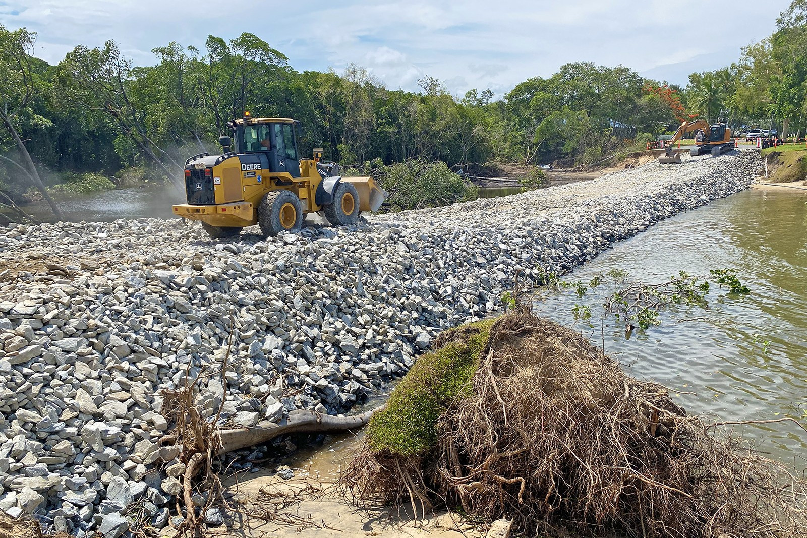 Bridge for flooded suburb - feature photo