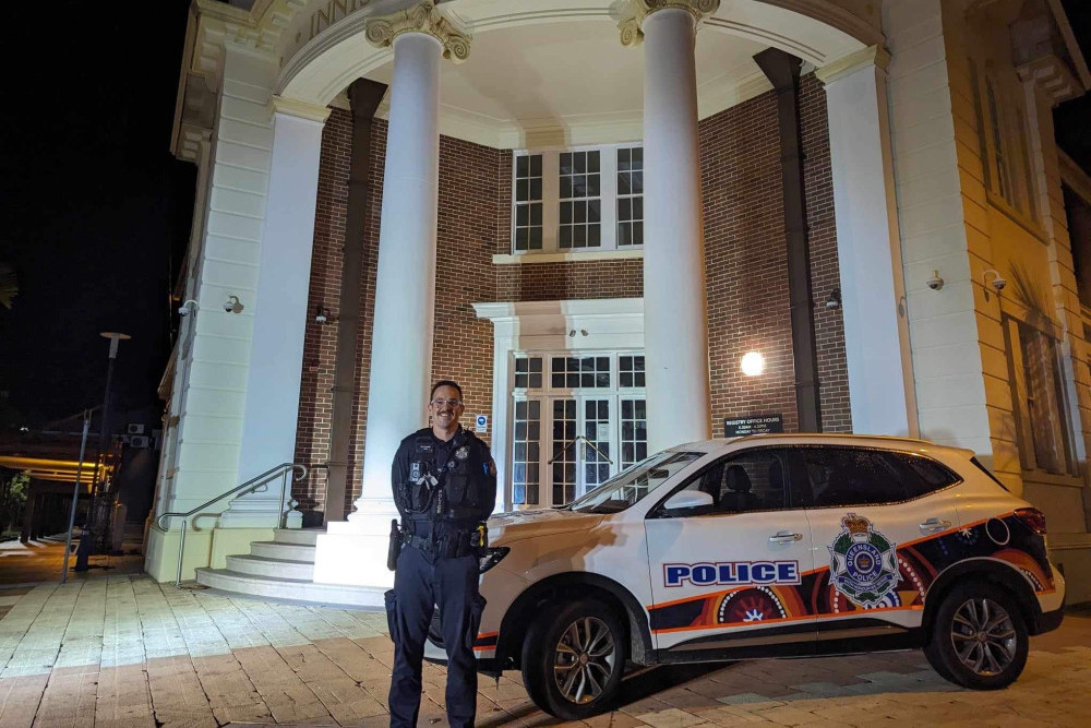 Caption: Constable Andrew Marr has been nominated for the Everyday Hero award for his dedication to the Innisfail community. Picture: supplied.