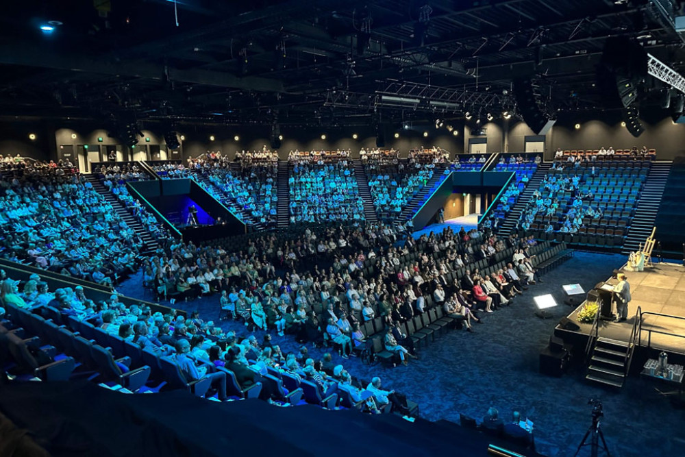 More than 1400 Catholics gathered at the Cairns Convention Centre this week for their annual national conference. Picture: Facebook