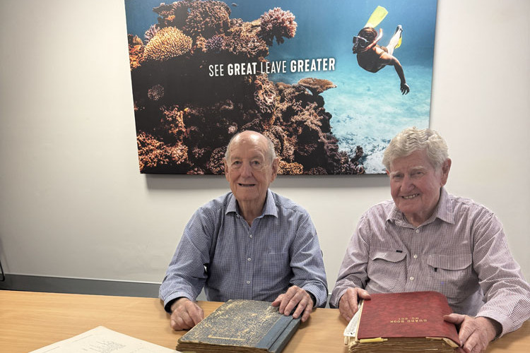 George Chapman and Bill Cummings were pioneers of tourism marketing in Cairns 50 years ago. Picture: Supplied