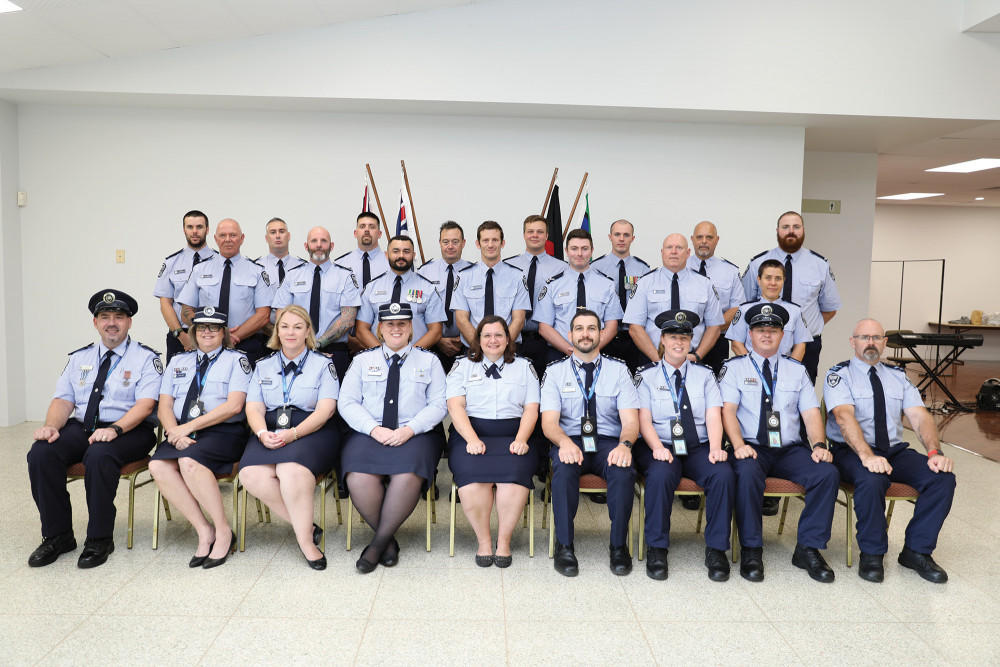 Fifteen new custodial correctional officers were sworn into their roles at the Lotus Glen Correctional Centre in Mareeba