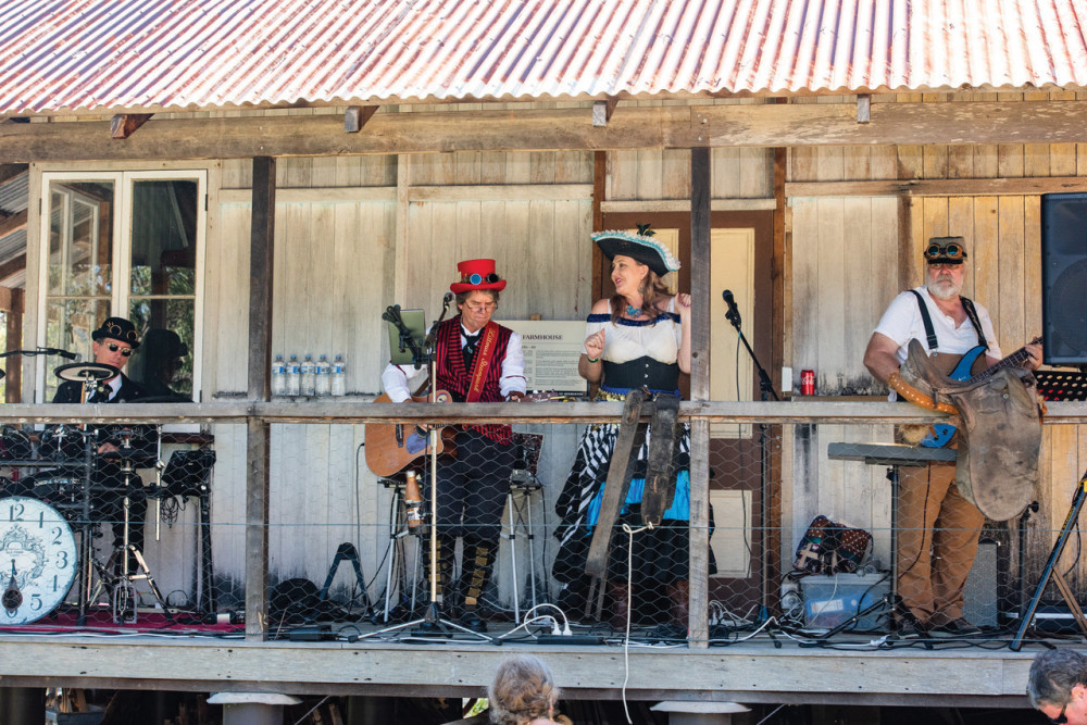 Littmus Steampunk Band will be back on stage at historic Elderslie House