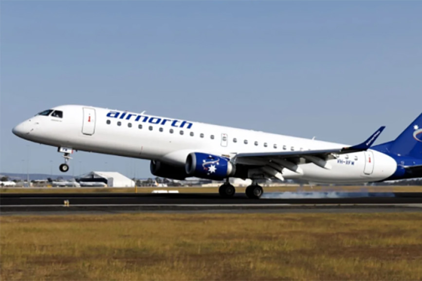 AirNorth is using an Embrarer E190 jet between Cairns and Alice Springs. Picture: Airnorth