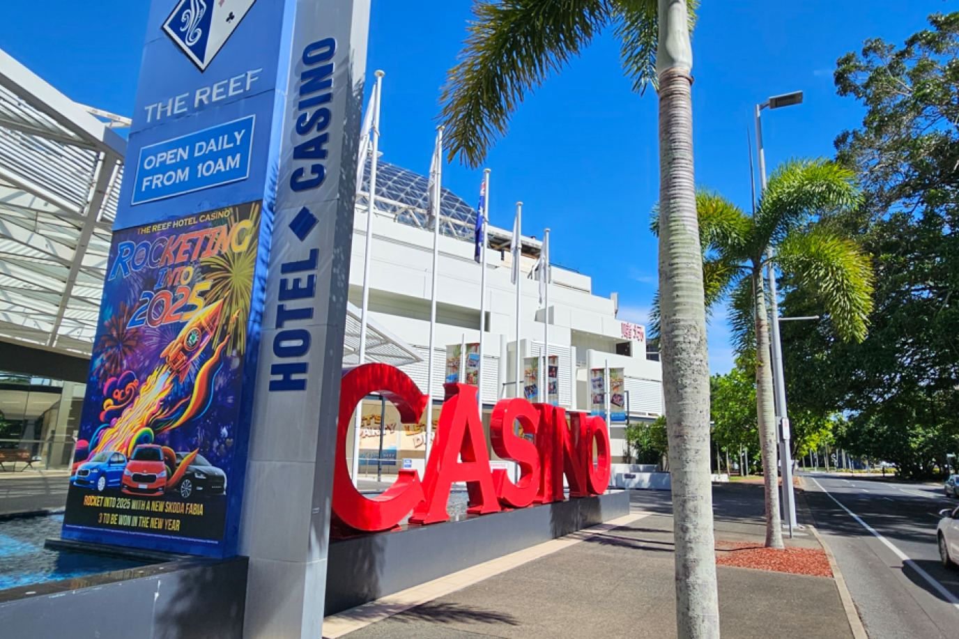 P1: The Reef Hotel Casino is the subject of two takeover bids. Picture: Nick Dalton