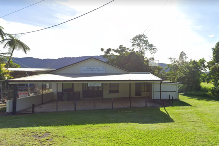 The Bellenden Ker Memorial Hall is to be sold by Cairns Regional Council. Picture: Google Maps