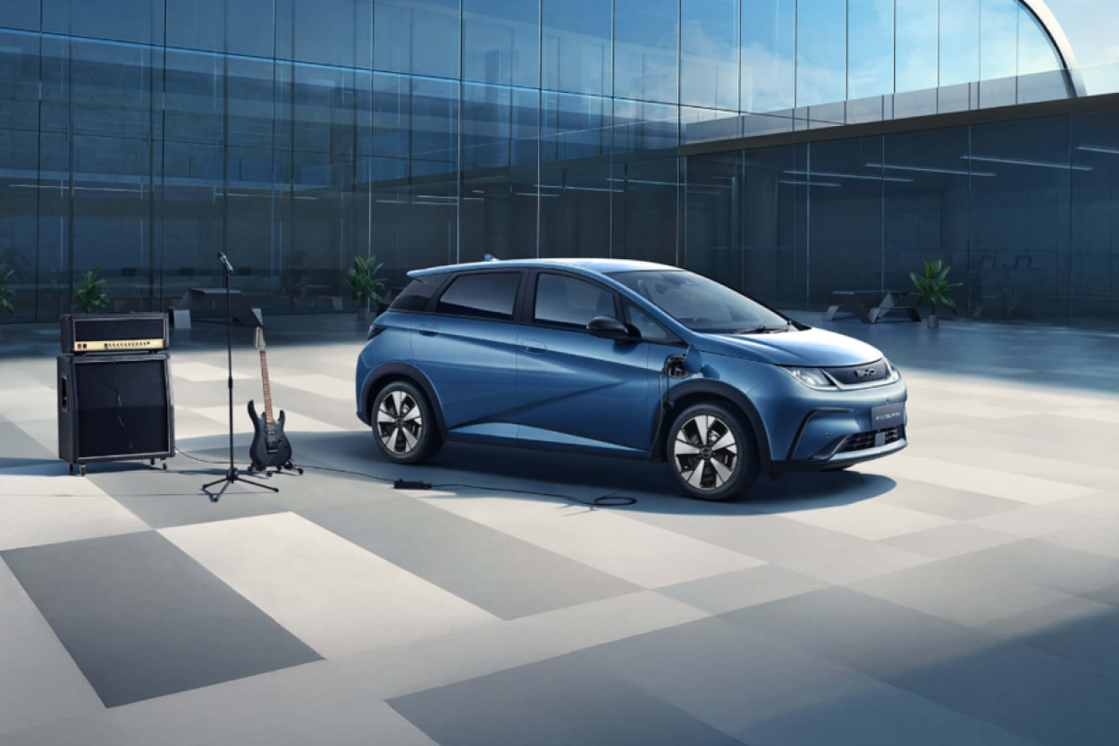The BYD Dolphin Essential is the least expensive electric vehicle to insure at $1425.13. Picture: Supplied