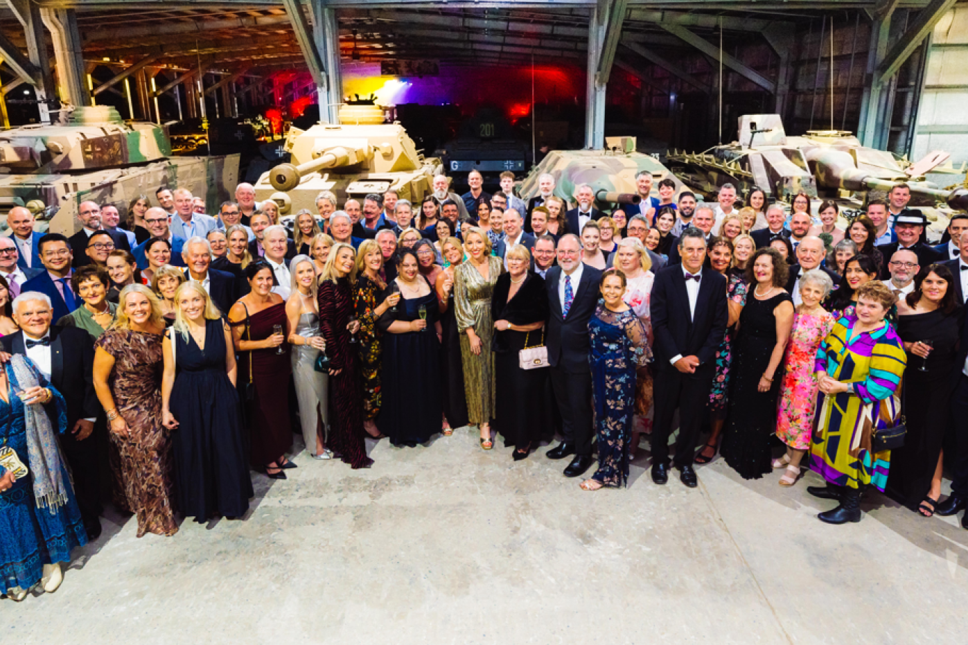 Guests at the Australian Armour and Artillery Museum, Caravonica, raised more than $800,000 for the new $4.3m surgical robot. Picture: FNQ Hospital Foundation