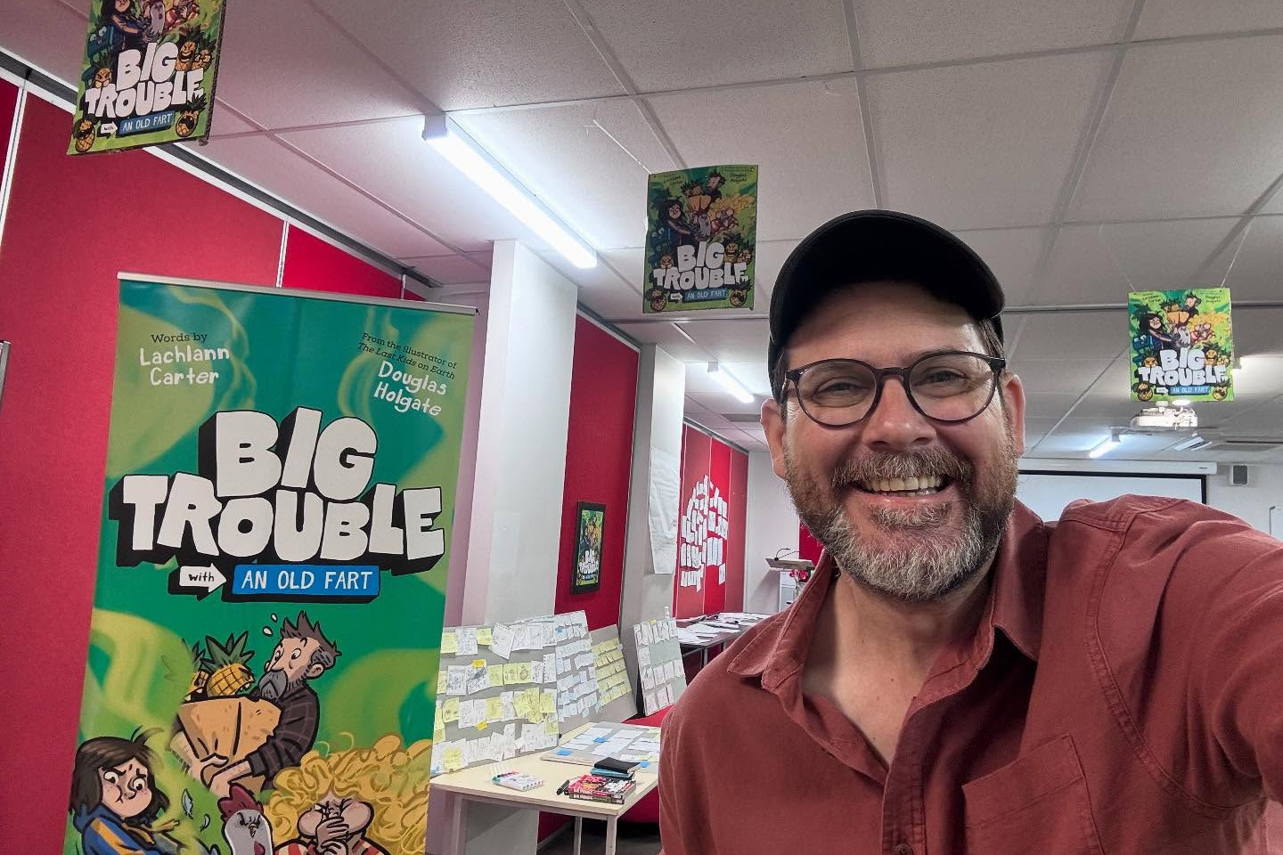Children’s author Lachlann Carter is visiting Cairns Books on Saturday, 11 October. Picture: Lachlann Carter/Facebook