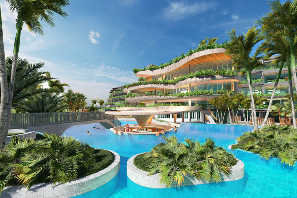 An artist’s impression of the proposed $300m Fairmont Resort on Port Douglas Rd. Pictures: Supplied