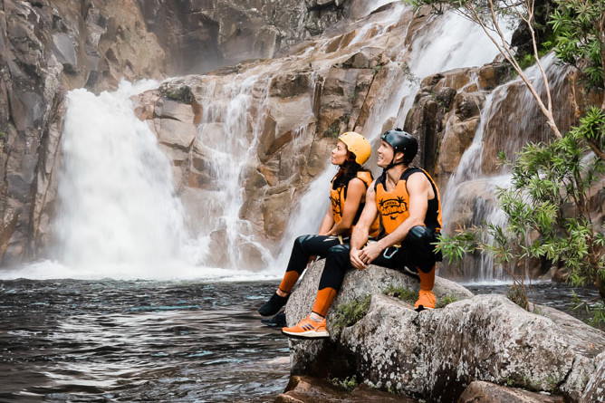 Businesses such as Cairns Canyoning will be looking forward to the growth in visitor numbers and spending. Picture: Tourism Tropical North Queensland