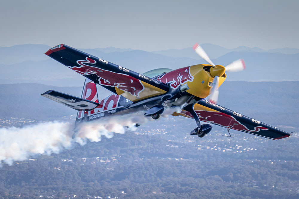 Red Bull Air Race world champion Matt Hall will be flying his aerobatic aircraft over the Cairns Esplanade on August 30 as well as on show at Cairns Airport on August 31. Picture: Steve Vojkovic