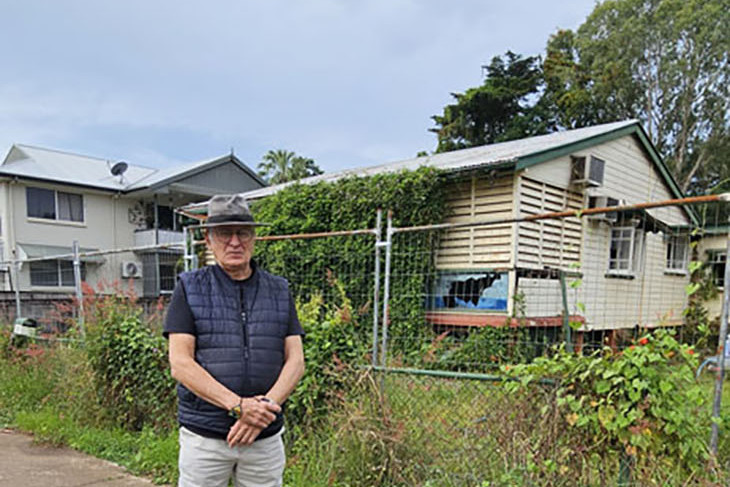 Freshwater resident and conservationist Paul Matthews has tried unsuccessfully to save the Moule cottage from demolition. Picture: Isabella Guzman Gonzalez