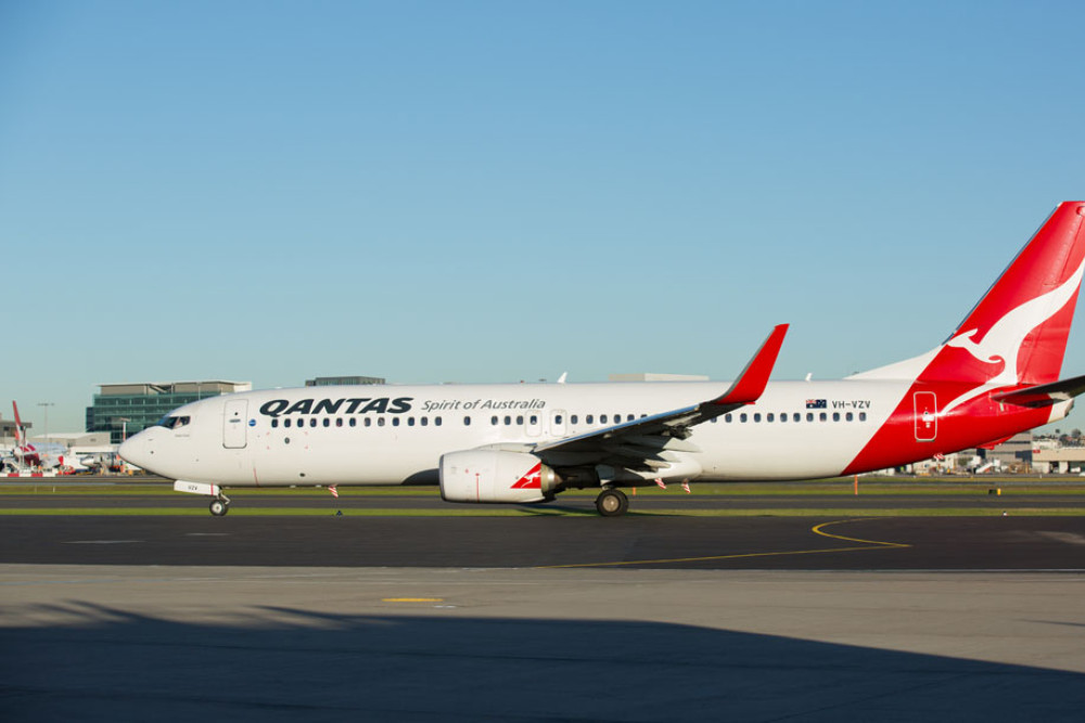A Boeing 737-838 aircraft VH-VZV which is named after Palm Cove has been flying for the airline since 2011. Picture: Qantas