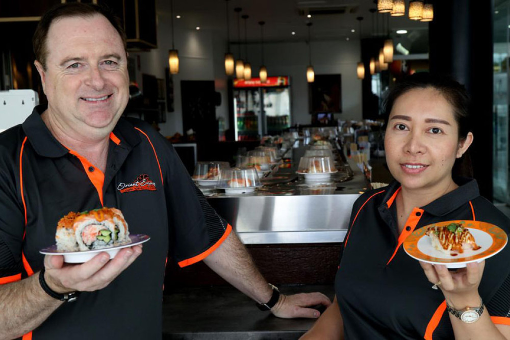 Owners Dean Ward and Wanwisa Chaiwangban.