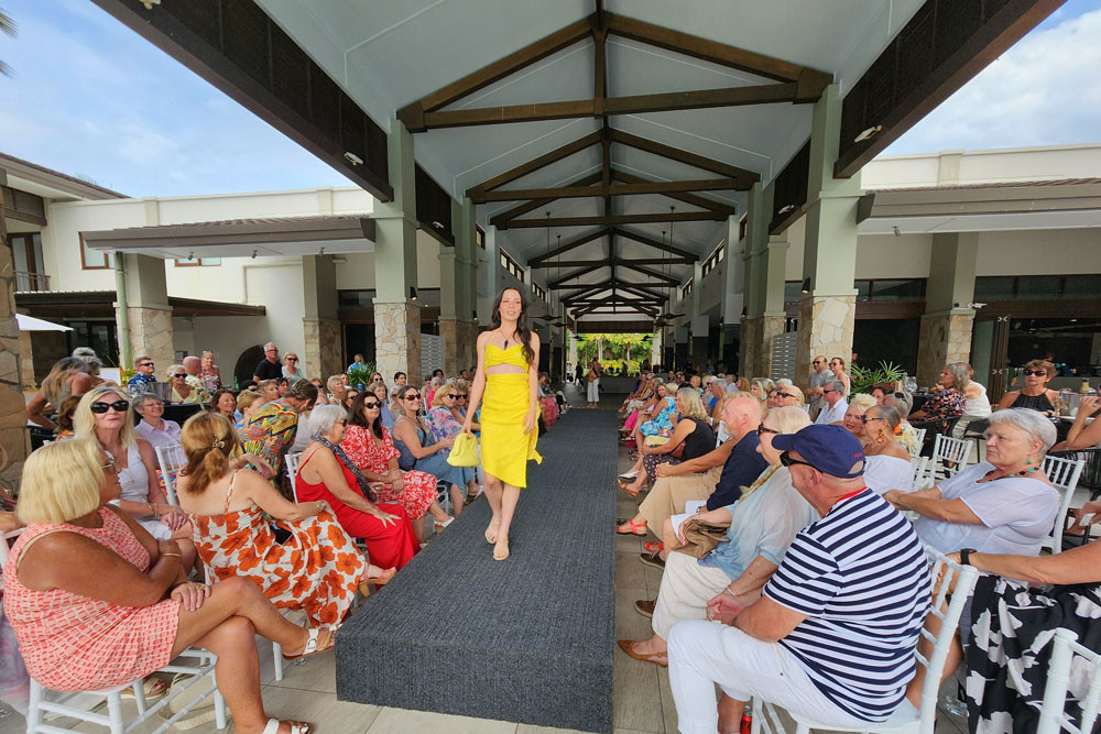 This yellow attire captured the audience’s attention. Pictures: Gary ‘Gazza’ McIlroy