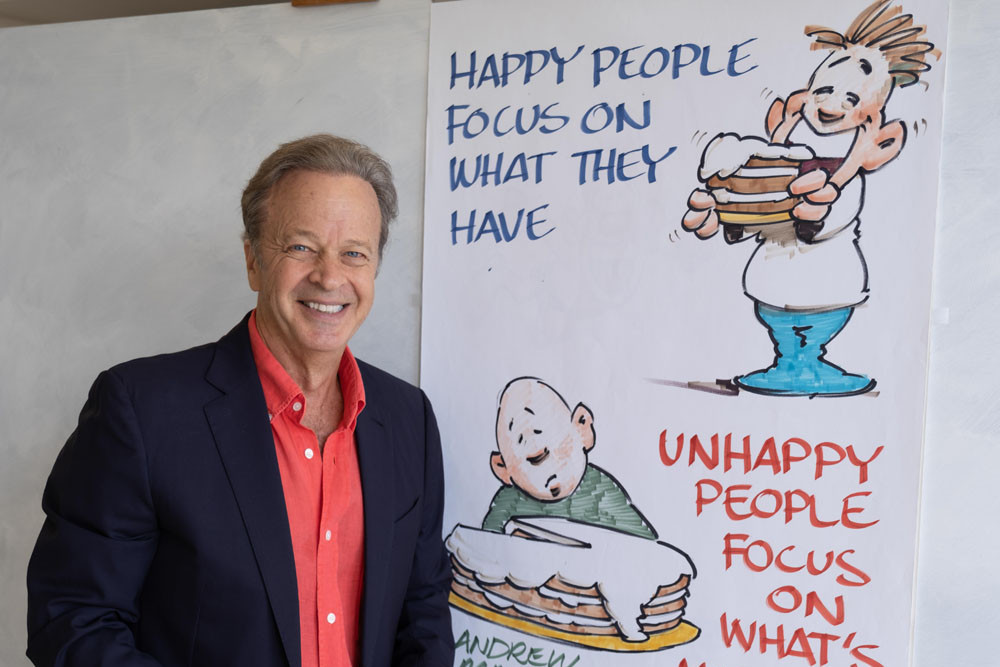 Trinity Beach author and illustrator Andrew Matthews has launched his 12th book ‘Bouncing Back’. Picture: Supplied