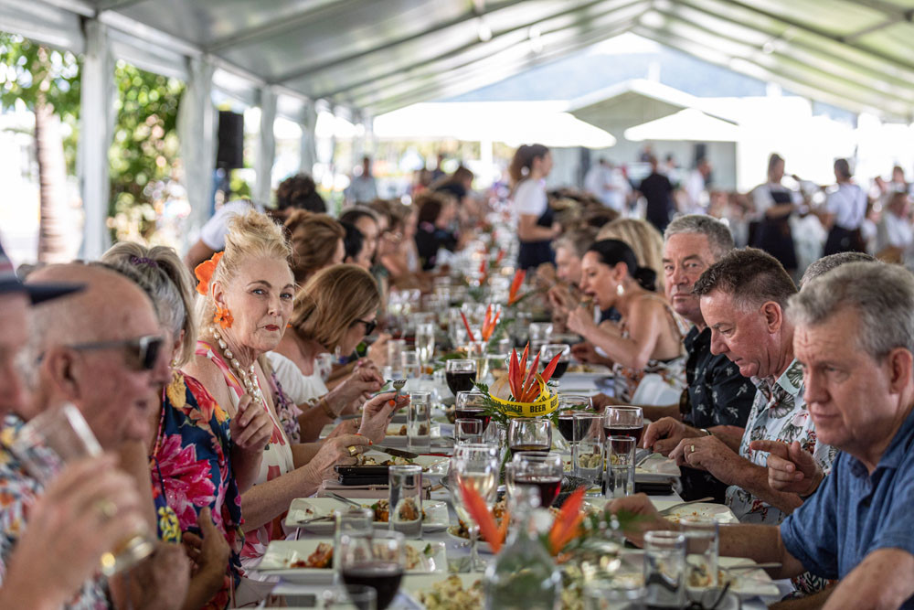 Last year’s longest lunch at the Sheraton Grand Mirage Resort.