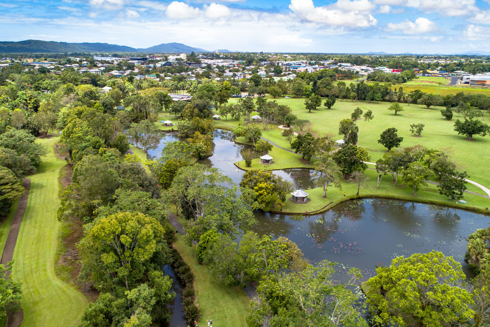 Aerial View Warrina Lakes, Innisfail