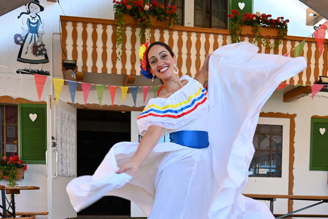 Festival organiser Carolina Contreras is inviting the community to the Colombian Independence Day festival. Picture: Isabella Guzman Gonzalez