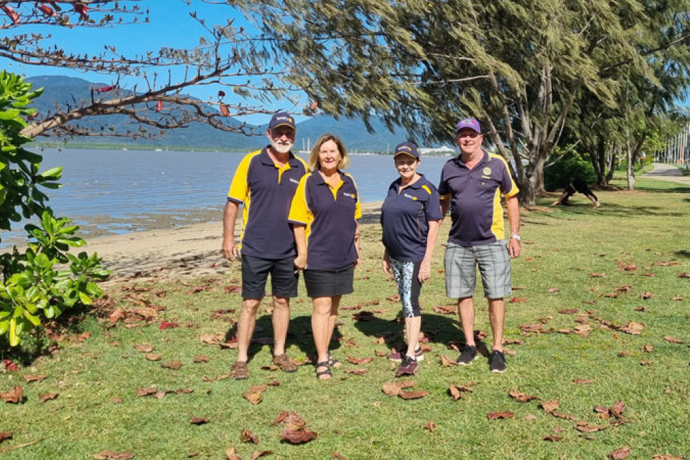 ‘Lift the Lid on Mental Health’ walkers Mike and Anne Willmott and Ellen and Layne Gardiner.