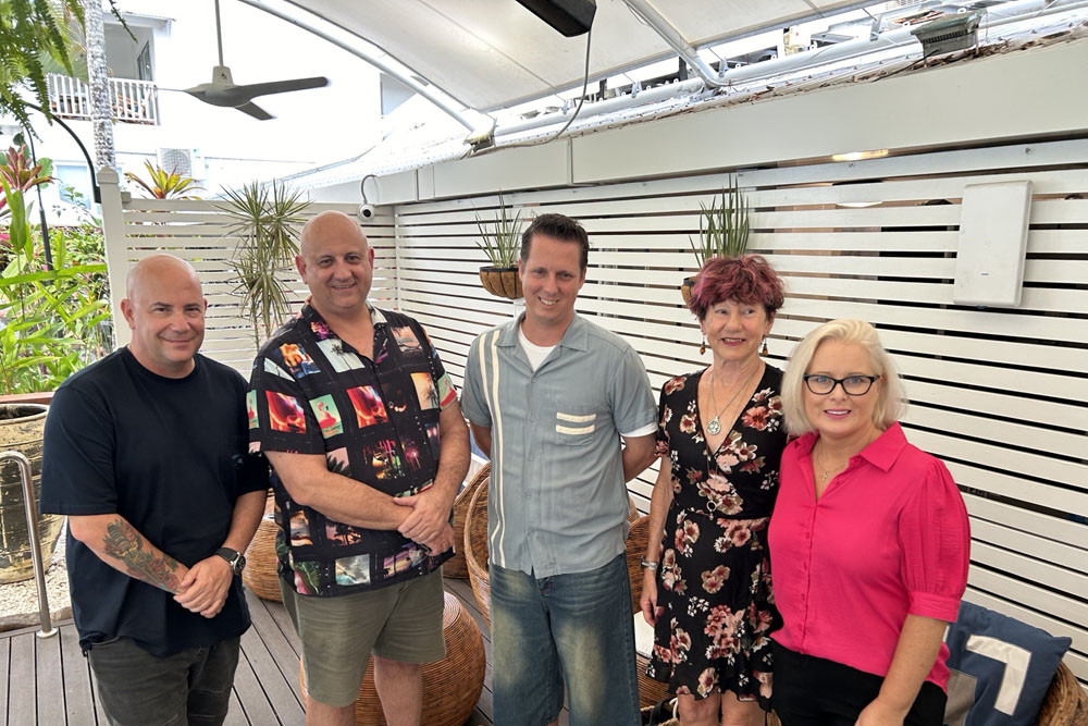 Michael Kohn (secretary), David Galeano (committee), Matthew Cork (president), Di Bailey (committee), Stacey Miezis (committee). Absent Denis Olsson (committee), while the treasurer is yet to be appointed. Picture: Supplied