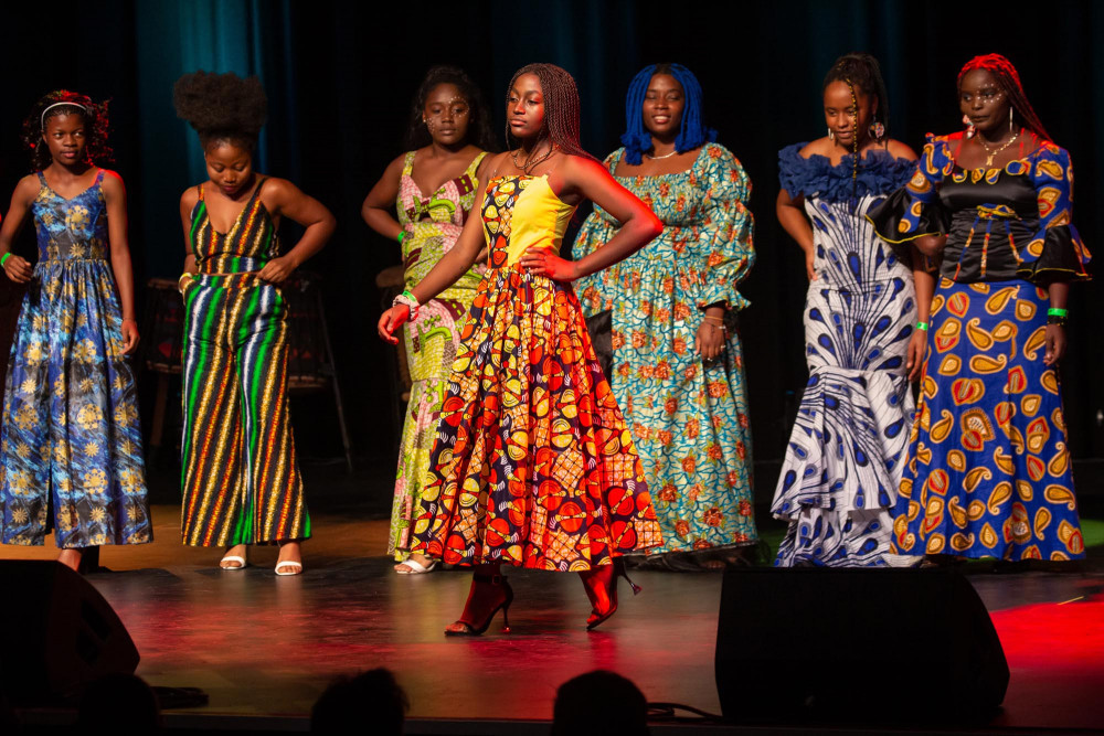 Images: L_R- African fashion Show, Youth Performance