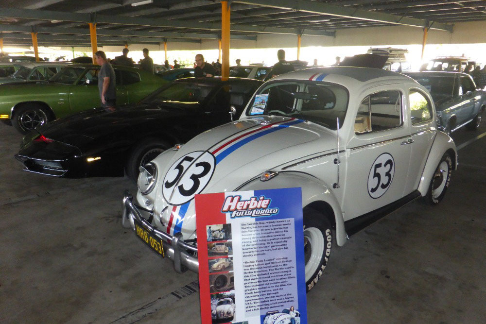 With a wide variety of cars from vintage to modern and everything in between at the DFO car meet, the outstander is a 1963 Volkswagen Beetle “Herbie”. Picture: Bruce Nancarrow.