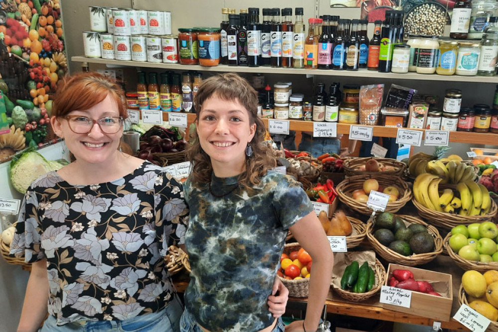 Yum Yums’ owner Sarah Weatherup and staff member Alina Borger. Picture: Almando Anton