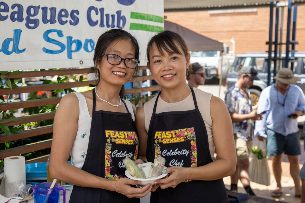 Celebrity chefs Maya and Helen Huong at the 2023 Feast of the Senses. Picture: Supplied