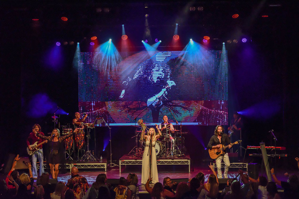 Tribute band Running in the Shadows are back in Cairns for a three-night Fleetwood Mac extravaganza at The Reef Hotel Casino. Picture: Supplied