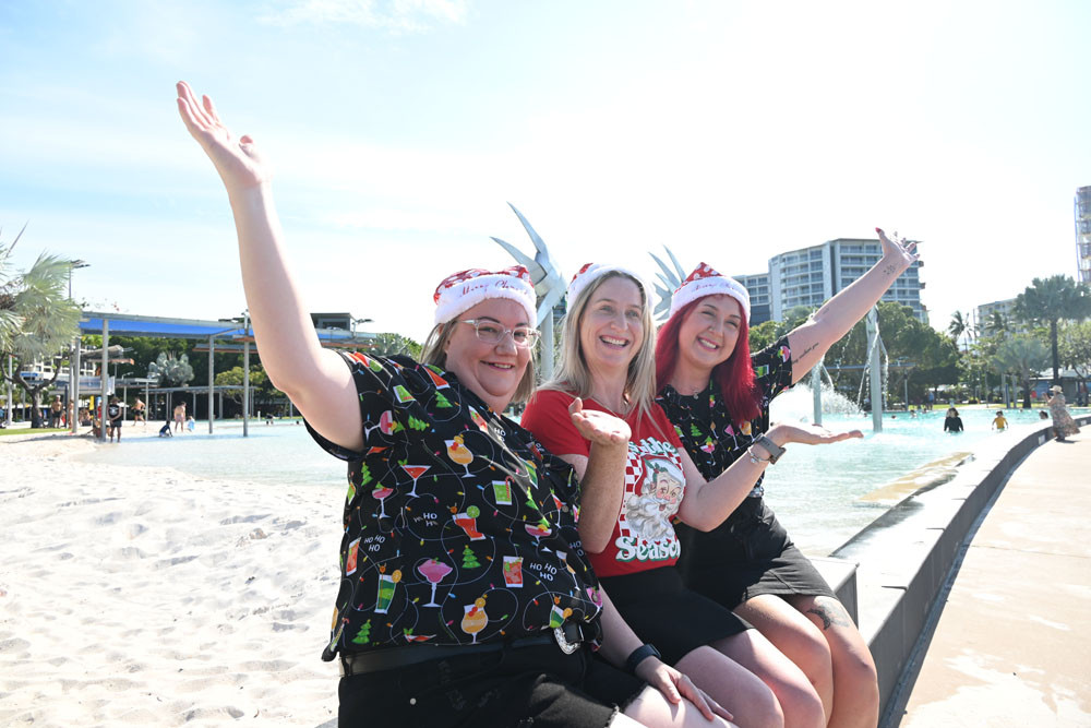 F.N.Q Girls Just Want to Have Fun Facebook Group administrator Trudi Grott, founder Kate Partridge and administrator Lyn Murphy. Picture: Isabella Guzman Gonzalez