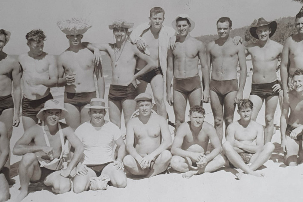 Members of the Ellis Beach Life Saving Club 1962. Photograph courtesy Fred Mellick.