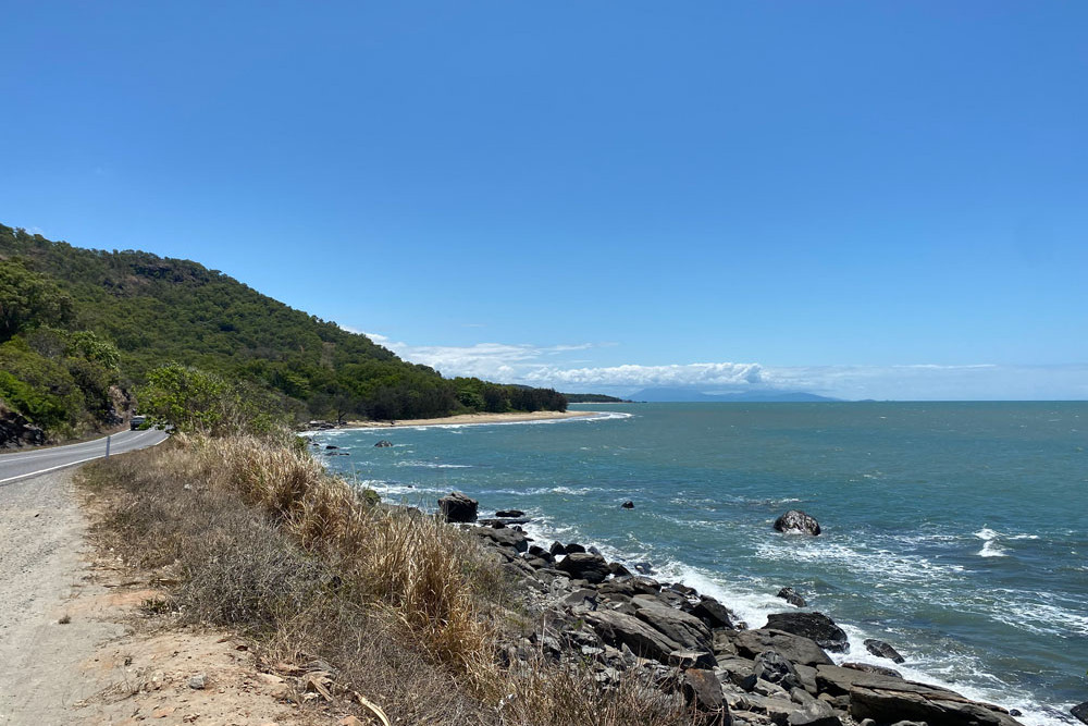 The Department of Transport and Main Roads (TMR) has started slope stabilisation works on the Captain Cook Highway at two locations south of Oak Beach.